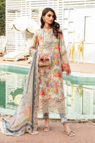 3 Piece Unstitched Printed Suit | MPT-2204-A Maria B